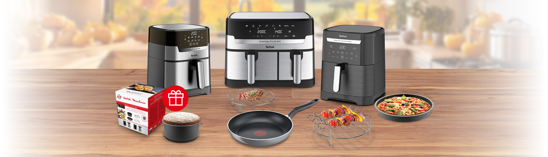 Dárek k nákupu Tefal horkovzdušné fritézy