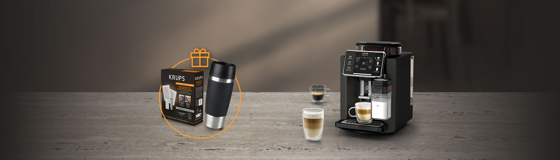 Darček k nákupu Krups Sensation & Milk