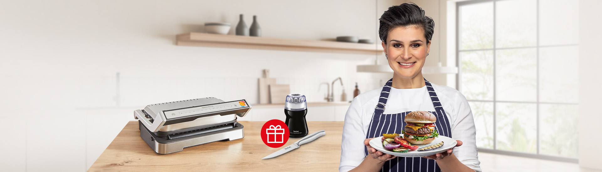 Tefal Optigrill vásárlása esetén ráadás termék!