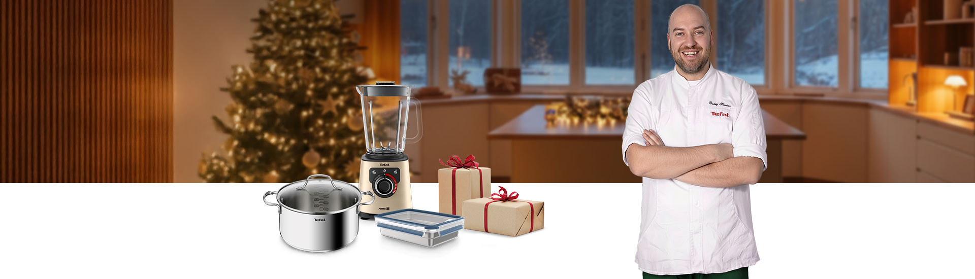 Vánoce s Tefalem - dárek za nákup výrobků Tefal