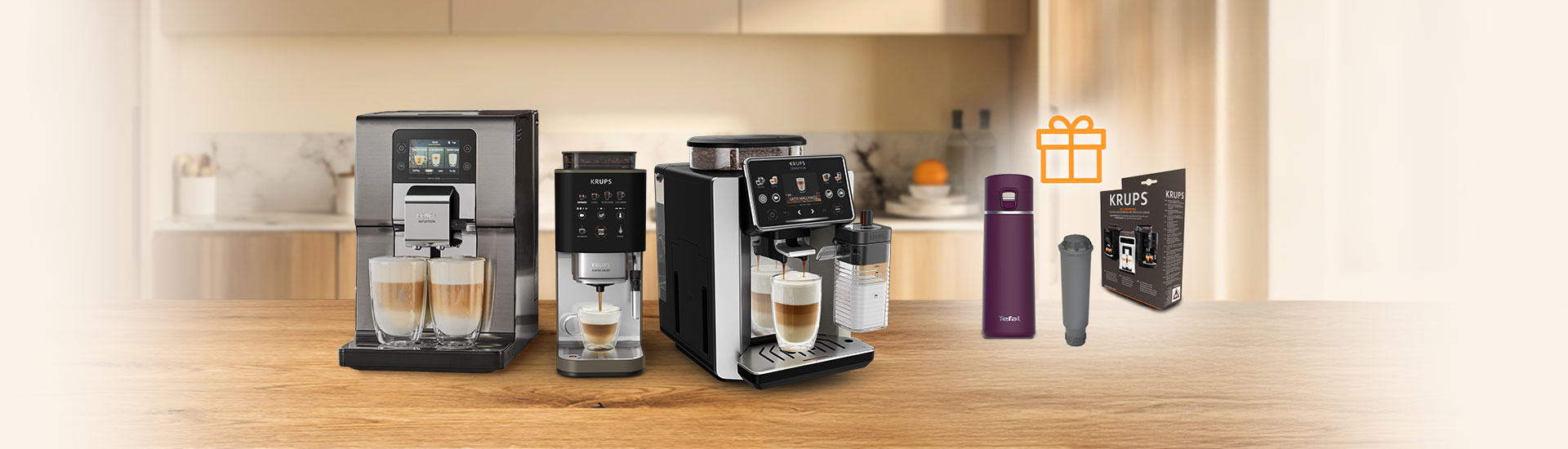 Dárek za recenzi - všechny plnoautomatické kávovary Krups