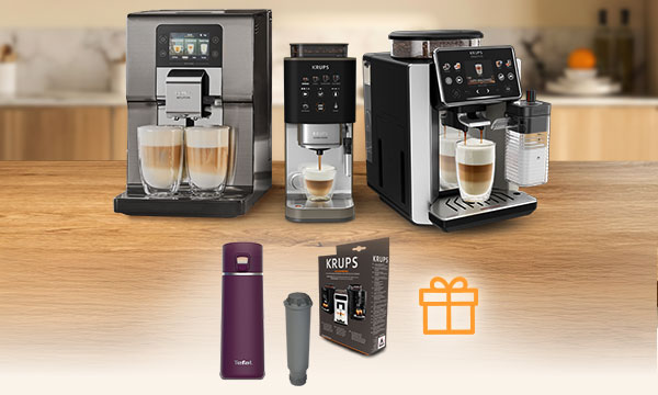Darček za recenziu - všetky plnoautomatické kávovary Krups