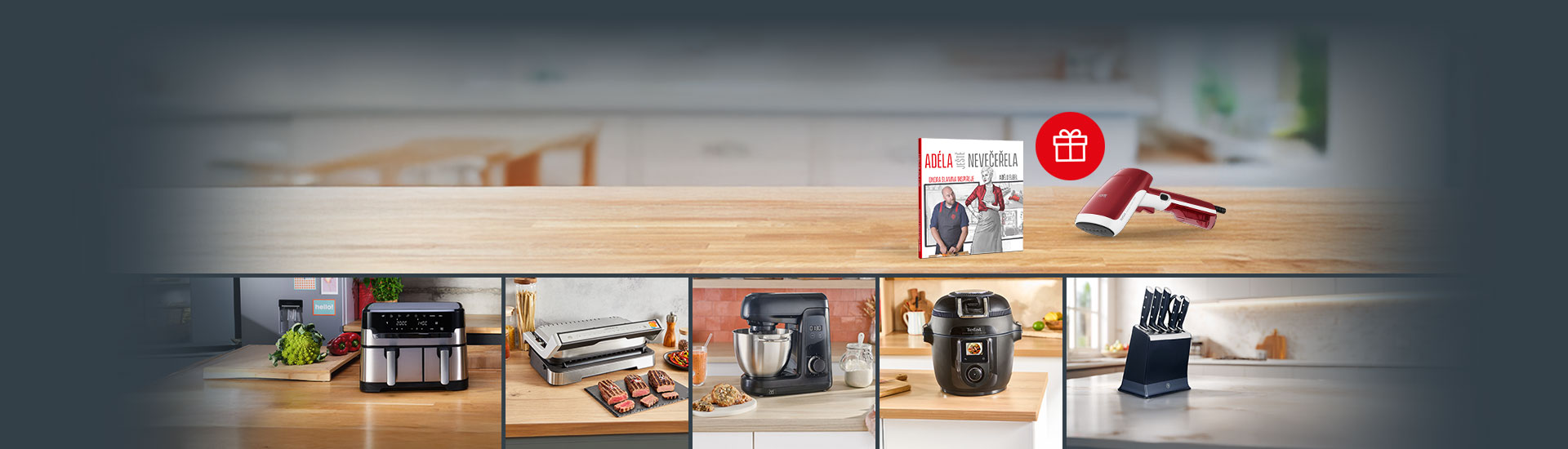 Dárek za recenzi na vybrané výrobky Tefal