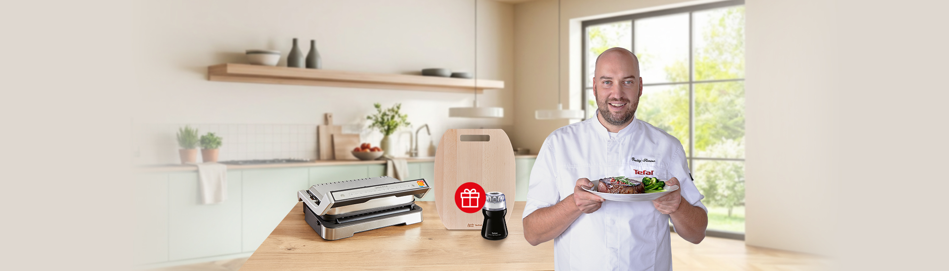 Dárek k nákupu Tefal Optigrill