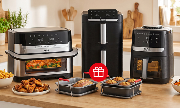 Tefal airfryer készülékek most ráadás kiegészítő szettel!